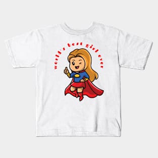 World's best girl ever Kids T-Shirt